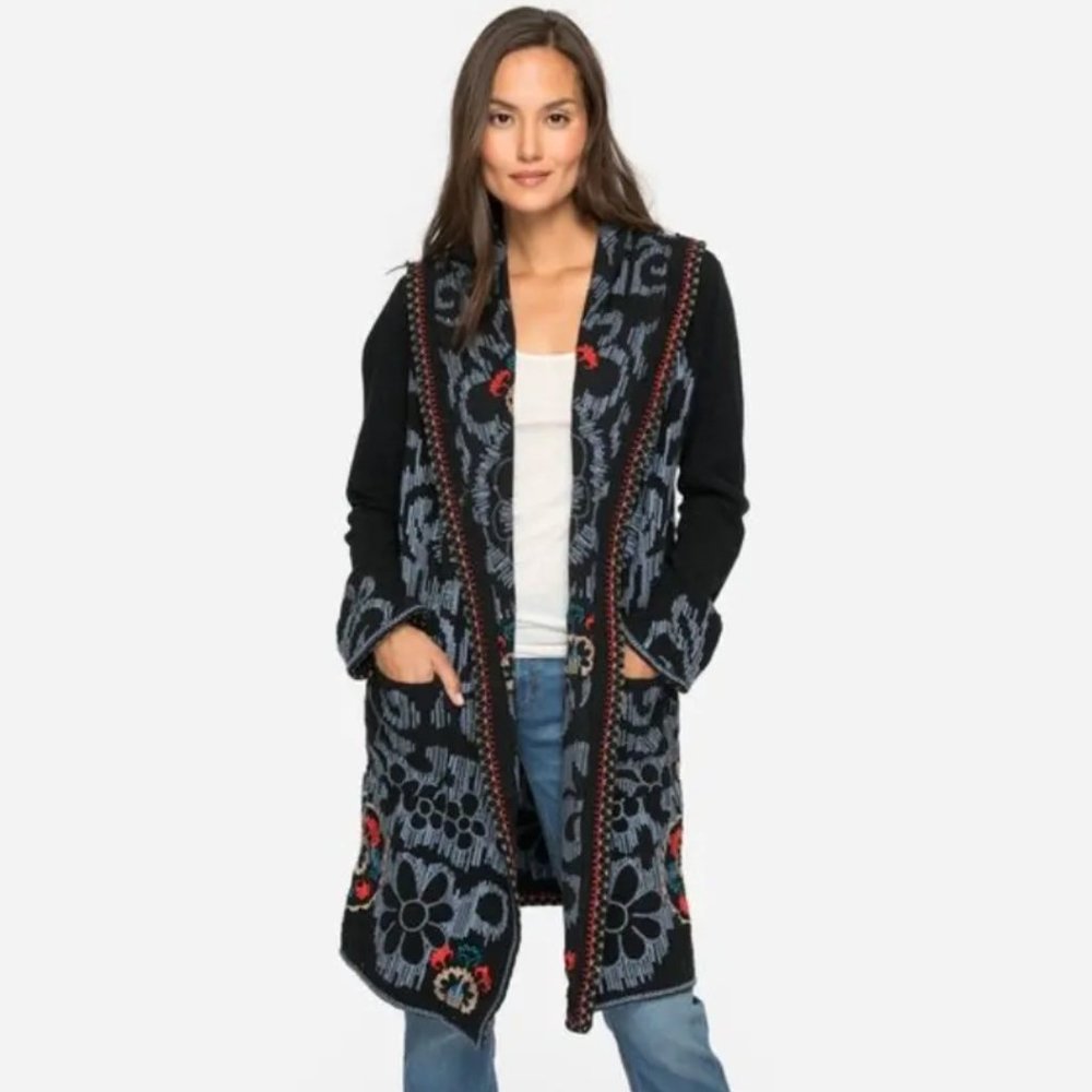 Johnny Was Dicego Hoodie Duster